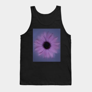 Shabby-chic African Daisy Flower Tank Top